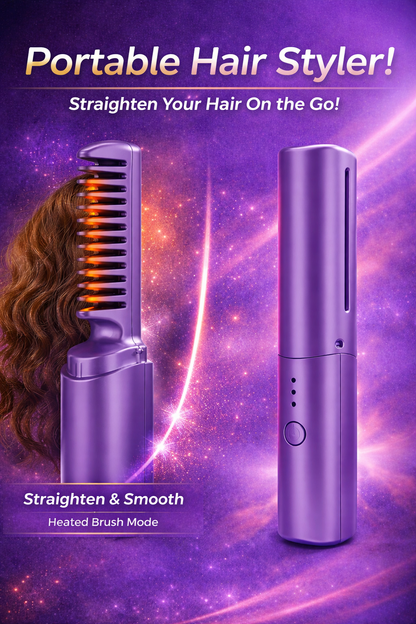 Mini Plancha ANTI FRIZZ  Inalámbrica