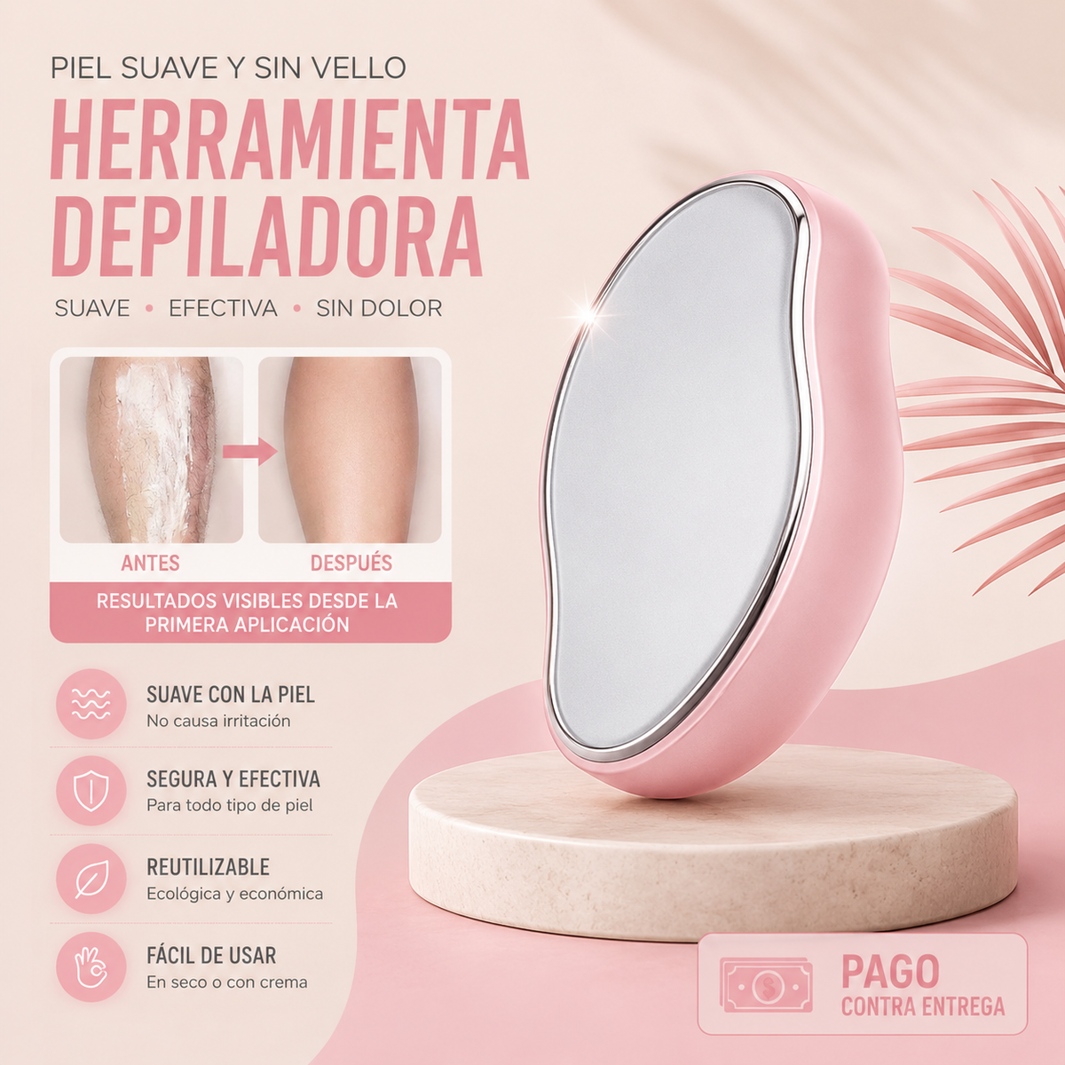 Piedra Depiladora piel mas suave