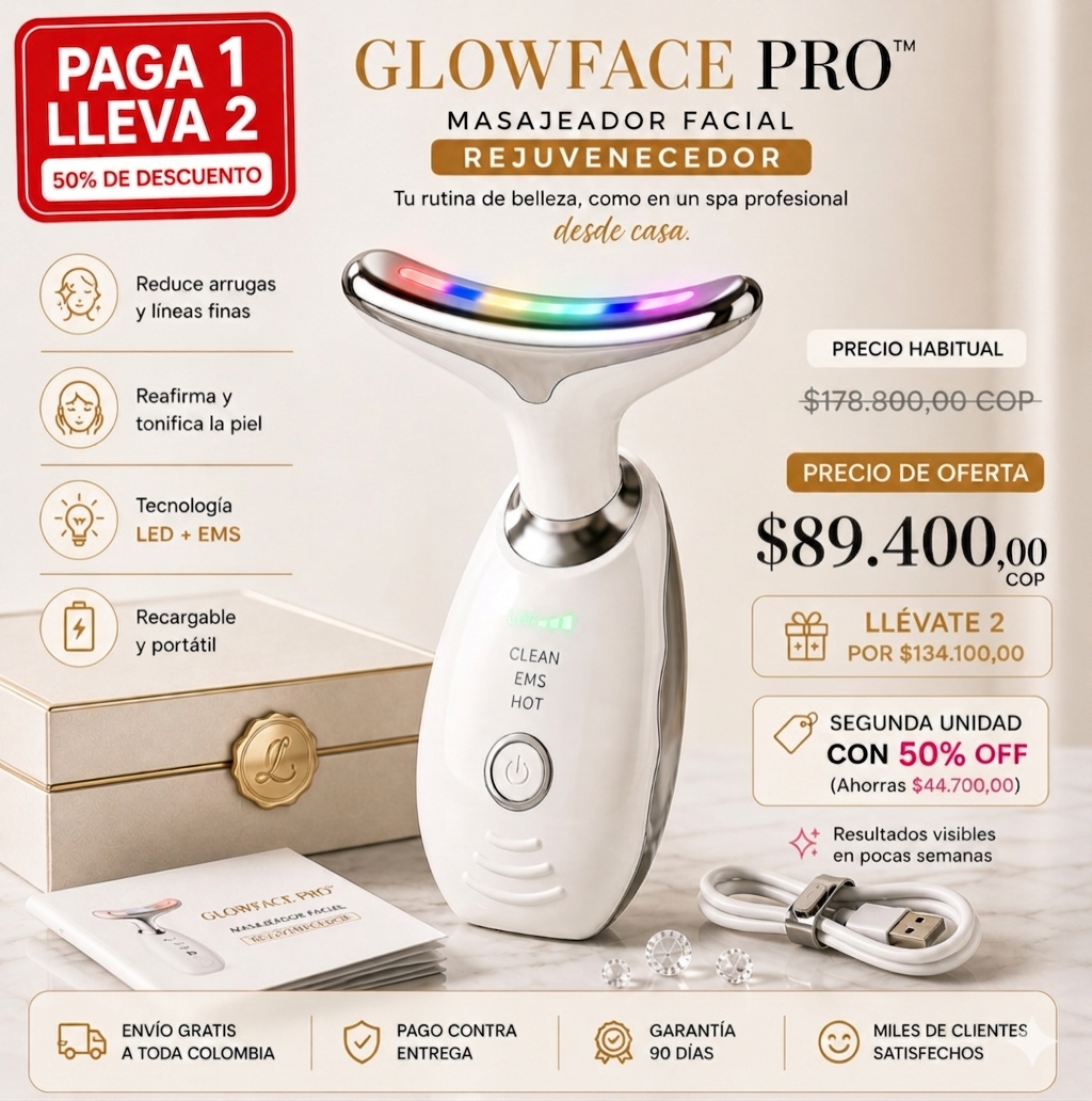 GlowFace Pro Masajeador facial